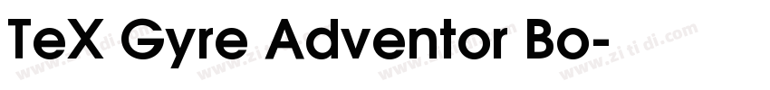 TeX Gyre Adventor Bo字体转换
